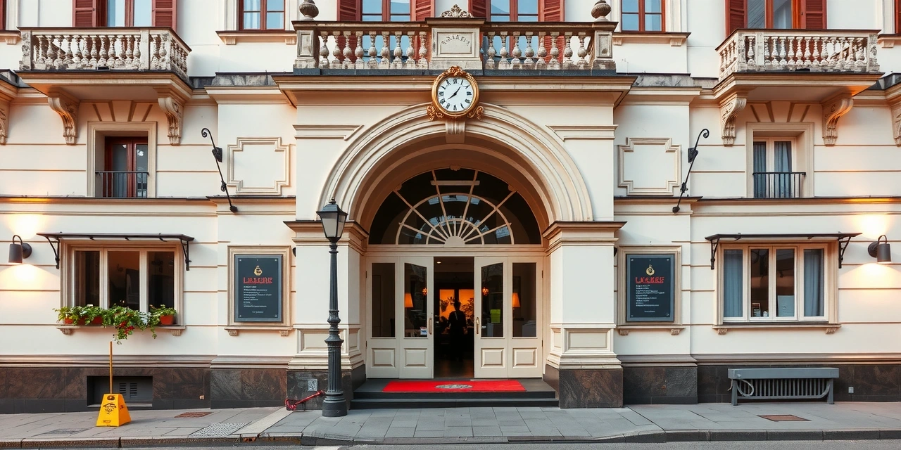 Vchod do budovy Politických vězňů 5