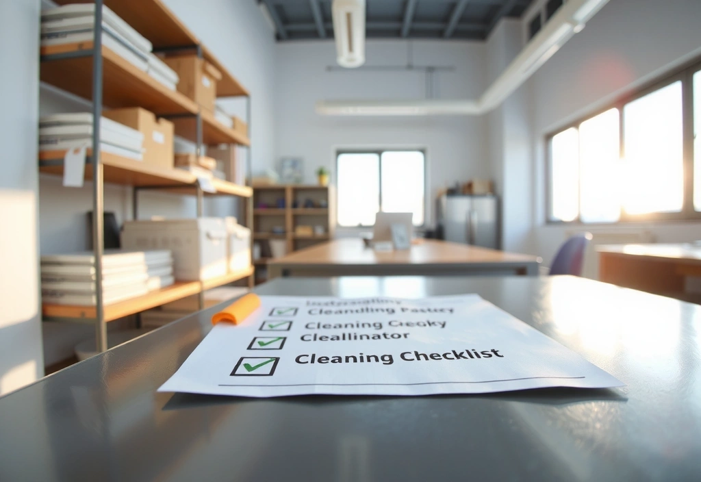 Kontrolní seznam úklidu